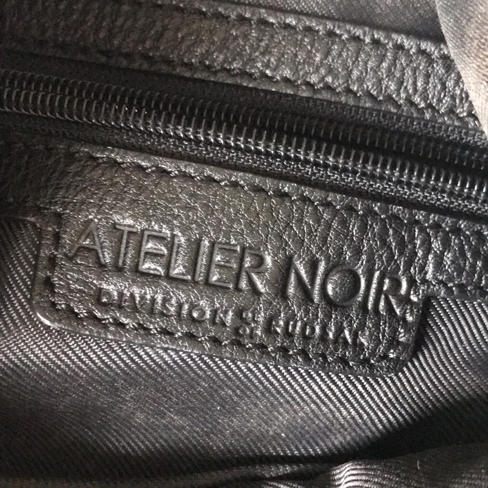 NWOT Atelier Noir Rudsak Black Leather Hobo Shoulder Bag Purse - Picture 11 of 17